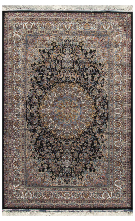 Farsan Shah Abbas Dark Blue Persian Rug