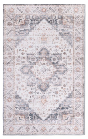 Toni 4 Faded Geometric Printed Rug