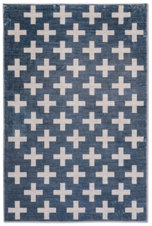 Toni K2 Scandi Grid Geometric Printed Rug