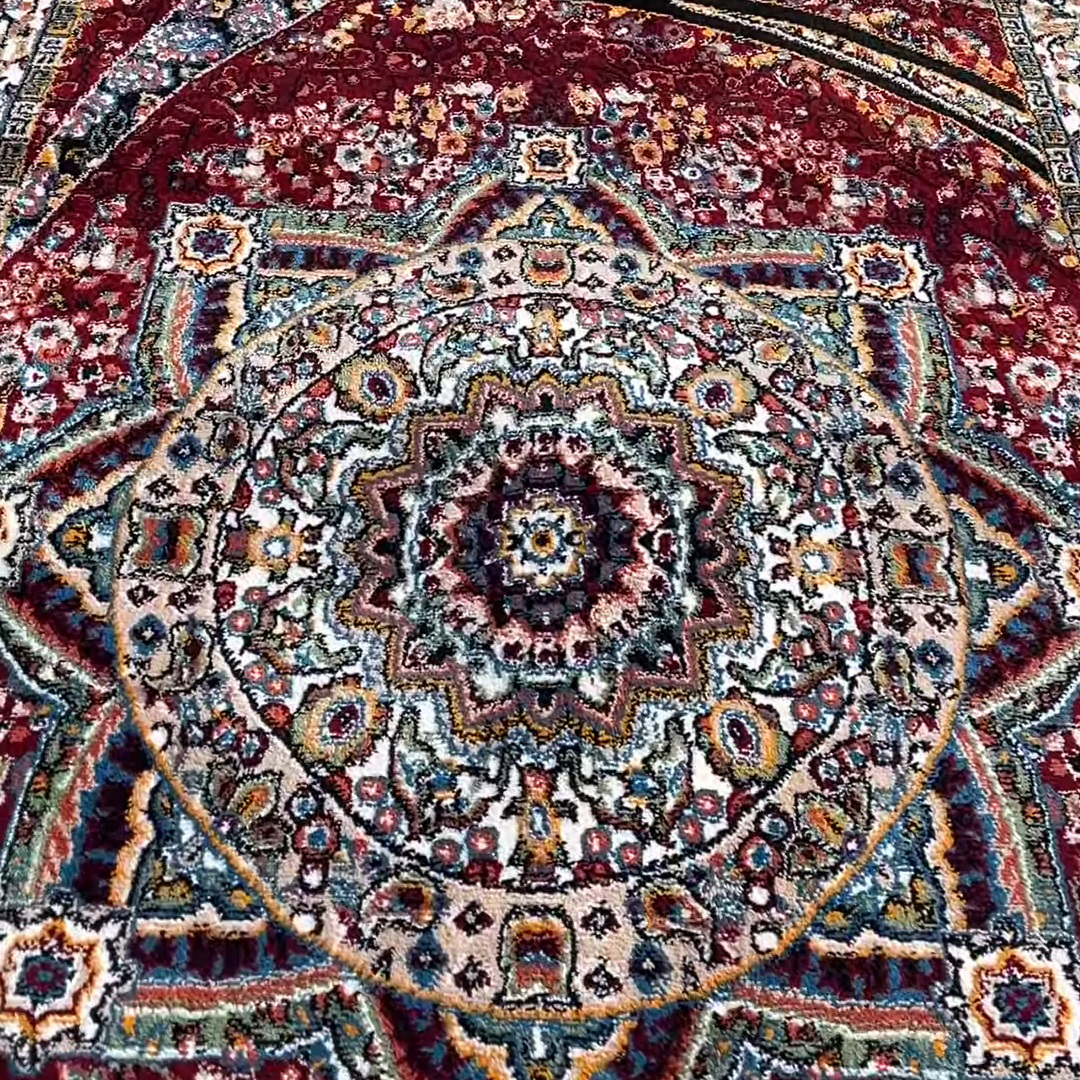 Farsan Kahkeshan Red Runner Persian Rug - 2'7