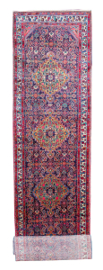 Zageh Hand Knotted Runner Rug 3'7" x 15'1"