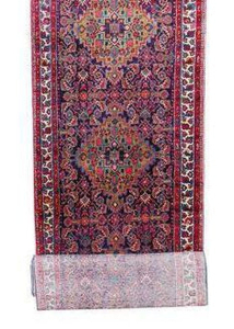 Zageh Hand Knotted Runner Rug 3'7" x 15'1"