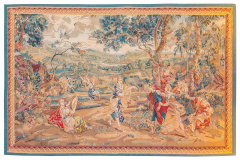 Aubusson Tapestry Needle Point Handmade Rug 5'6" x 8'9"