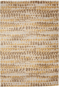 Charlotte 05 Golden Raindrop Loomed Turkish Rug