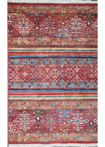 Chobi Super Khorjin Fine Wool Hand Knotted Afghan Rug