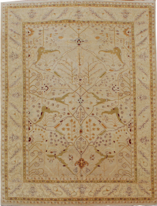 Oushak Fine Wool Hand Knotted Rug 12'0" x 18'0"