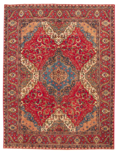 Tabriz Hand Knotted Rug 9'10" x 12'10"