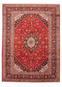Kashan Hand Knotted Rug 8'0" x 11'3"