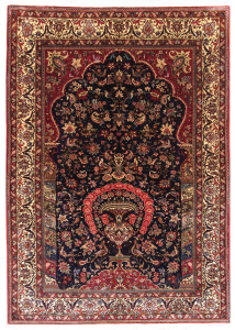 Bakhtiari Semi-Antique Wool Hand Knotted Persian Rug