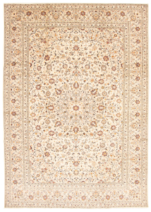 Kashan Wool Hand Knotted Persian Rug