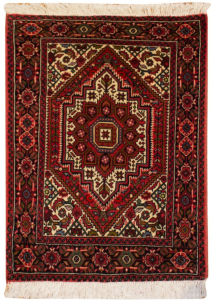 Goltog Hand Knotted Rug 1'8" x 2'7"