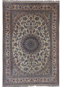 Naein Cream Hand Knotted Rug 7'9" x 11'3"