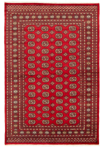 Bokhara Hand Knotted Rug 6'2" x 9'1"