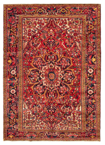 Heriz Red Hand Knotted Rug 8'0" x 11'5"
