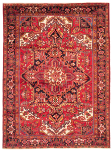 Heriz Red Hand Knotted Rug 8'2" x 11'0"