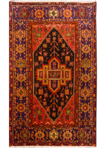 Goltog Hand Knotted Rug 3'11" x 6'6"