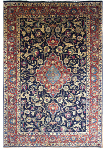 Mahal Hand Knotted Rug 6'4" x 9'4"