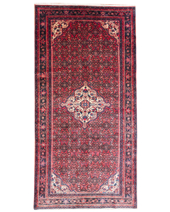 Hosseinabad Hand Knotted Runner Rug 5'2" x 10'3"