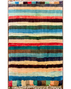 Gabbeh Multi Hand Knotted Rug 2'6" x 4'1"