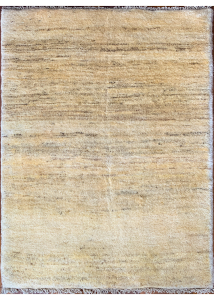 Gabbeh Ivory Hand Knotted Rug 3'0" x 4'9"