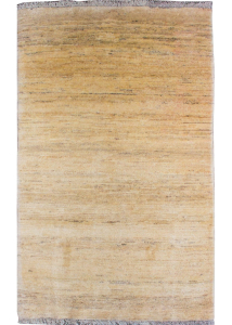 Gabbeh Ivory Hand Knotted Rug 3'8" x 6'1"
