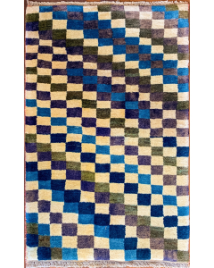 Gabbeh Multi Hand Knotted Rug 2'9" x 4'9"