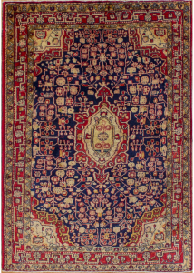 Malayer Hand Knotted Rug 3'6" x 5'0"