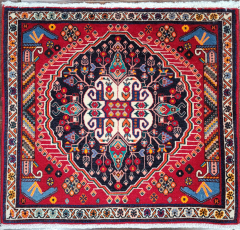 Abadeh Hand Knotted Square Rug 2'0" x 2'0"