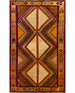 Shiraz Hand Knotted Rug 3'6" x 6'1"