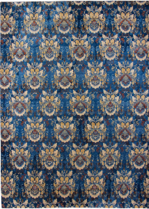 Nasrin Blue Hand Knotted Rug 8'6" x 11'2"