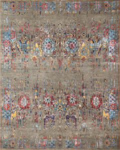 Oxidized Hand Knotted Rug 5'6" x 7'9"