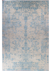 Erased Ivory Hand Knotted Rug 6'0" x 9'1"