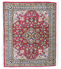 Qum Hand Knotted Rug 2'4" x 2'9"