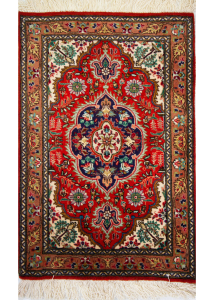 Tabriz Hand Knotted Rug 1'10" x 2'9"