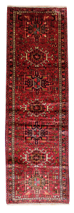 Gharajeh Hand Knotted Runner Persian Rug