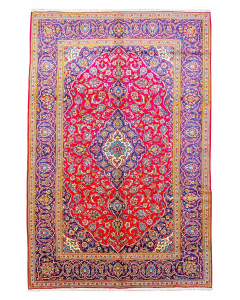 Kashan Hand Knotted Rug 6'6" x 9'10"