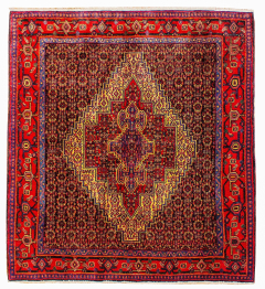 Sanandaj Vintage Wool Hand Knotted Persian Rug