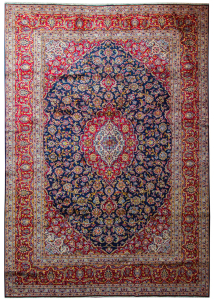 Kashan Hand Knotted Rug 7'10" x 11'4"