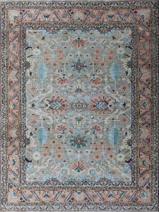 Ghazni Indian Camel Hand Knotted Rug 8'10" x 11'9"