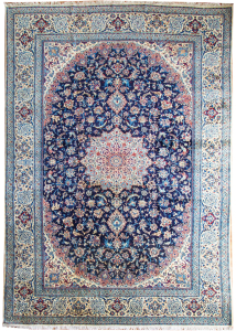 Naein Blue Hand Knotted Rug 11'6" x 16'3"
