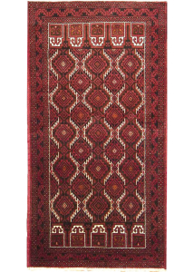 Baluch Hand Knotted Rug 3'5" x 6'11"