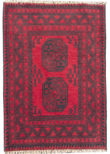 Agcha Hand Knotted Rug 2'7" x 3'11"