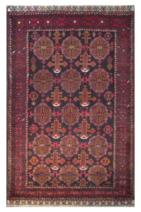 Baluch Wool Hand Knotted Afghan Rug