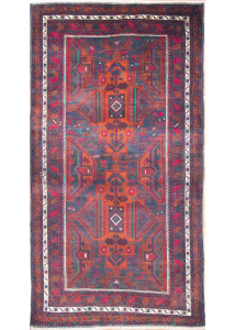 Baluch Hand Knotted Rug 3'7" x 6'11"