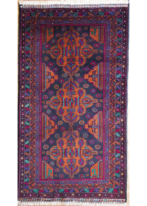 Baluch Hand Knotted Afghan Rug