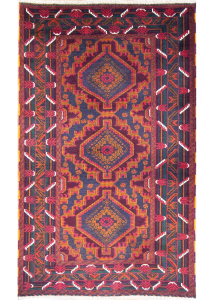 Baluch Hand Knotted Rug 3'8" x 6'8"