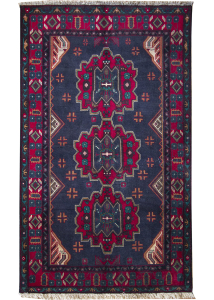 Baluch Hand Knotted Rug 3'9" x 6'7"