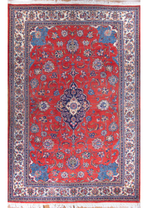 Sarough Hand Knotted Rug 7'0" x 10'6"