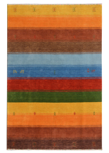 Gabbeh Multi Wool Hand Loomed Indian Rug