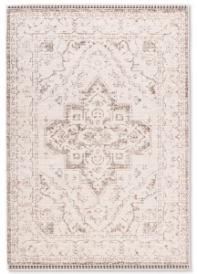 Paula Transitional 3 Space Dyed Polyester Cut & Loop Turkish Rug